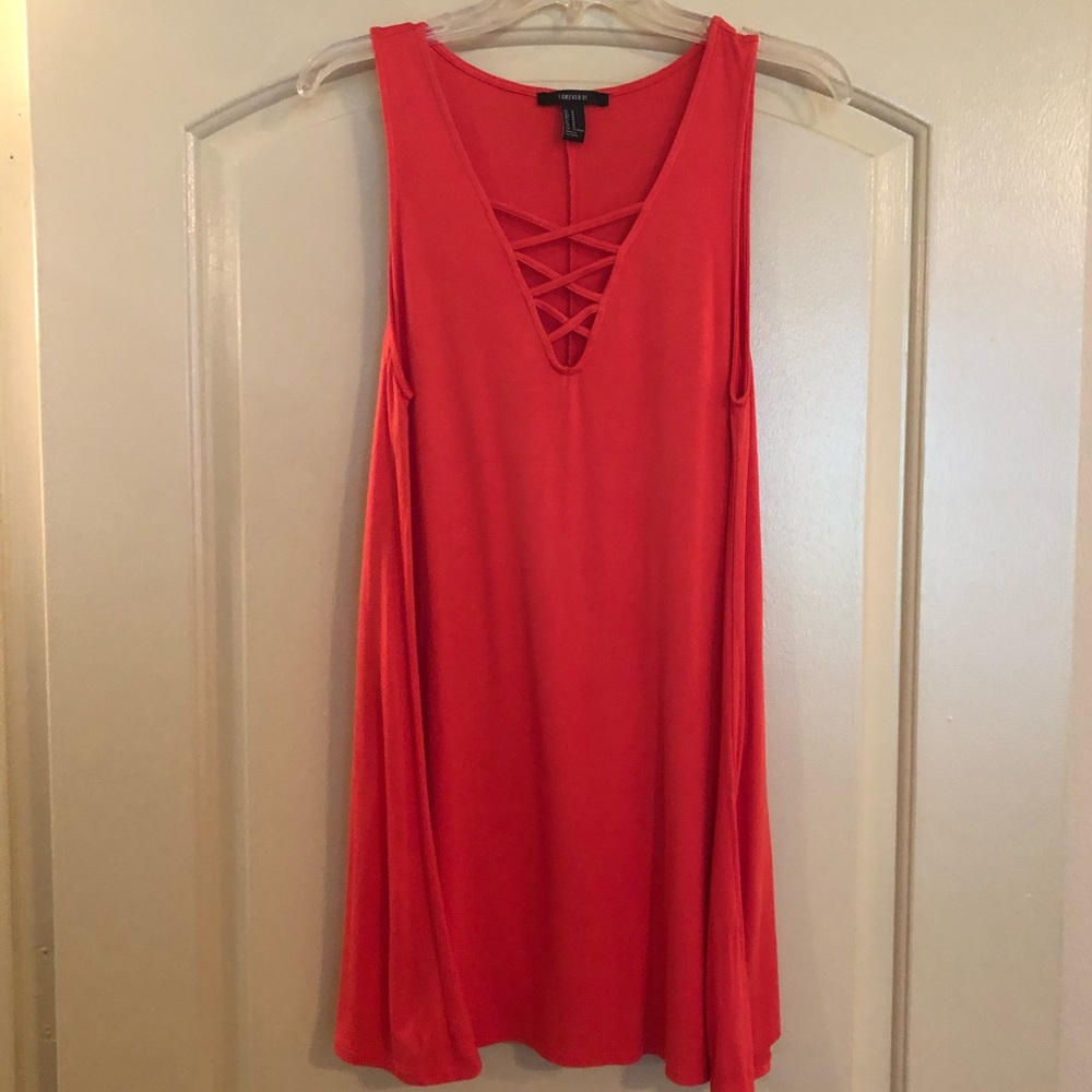 Forever 21 Orange Dress